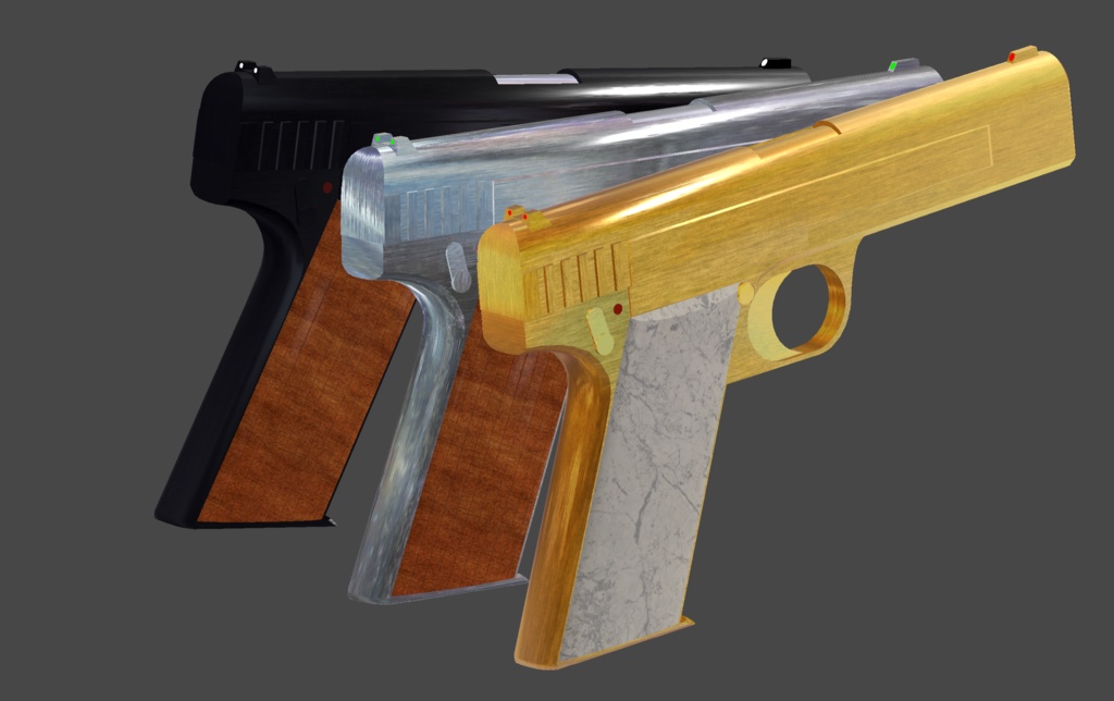 AIT_Type72_9mmAuto_GunGimmick【射撃ギミック、パーティクル,ハンドサイン設定済み】