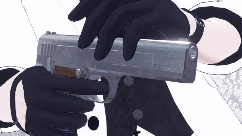 AIT_Type72_9mmAuto_GunGimmick【射撃ギミック、パーティクル,ハンドサイン設定済み】