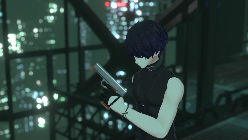 AIT_Type72_9mmAuto_GunGimmick【射撃ギミック、パーティクル,ハンドサイン設定済み】