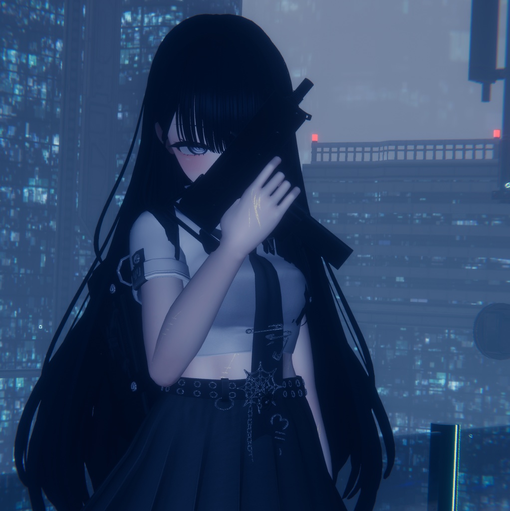 AIT_MAC-10_GunGimmick【射撃ギミック、パーティクル,ハンドサイン設定済み】