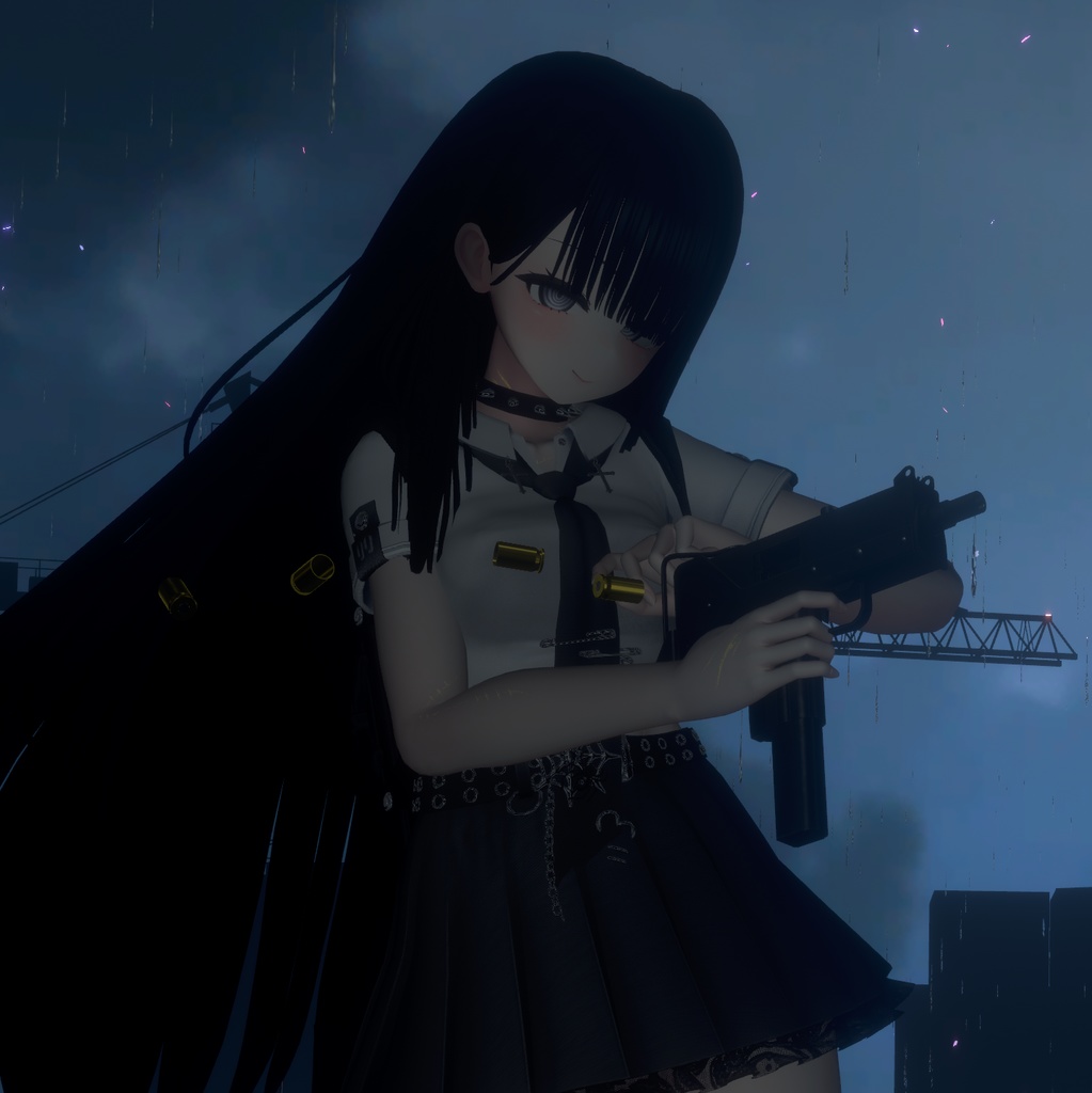 AIT_MAC-10_GunGimmick【射撃ギミック、パーティクル,ハンドサイン設定済み】