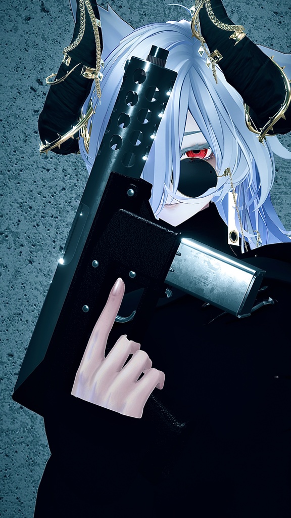 AIT_TEC-9【射撃ギミック、パーティクル,ハンドサイン設定済み】