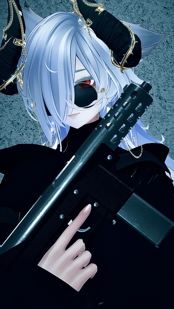 AIT_TEC-9【射撃ギミック、パーティクル,ハンドサイン設定済み】