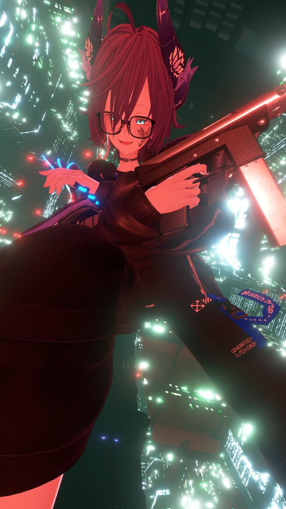 AIT_TEC-9【射撃ギミック、パーティクル,ハンドサイン設定済み】