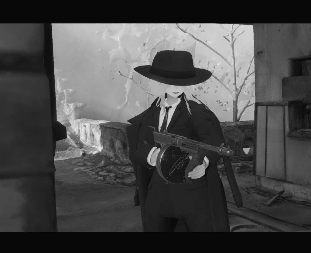 AIT_Thompson_M1921_submachine_gun【射撃ギミック、パーティクル,ハンドサイン設定済み】