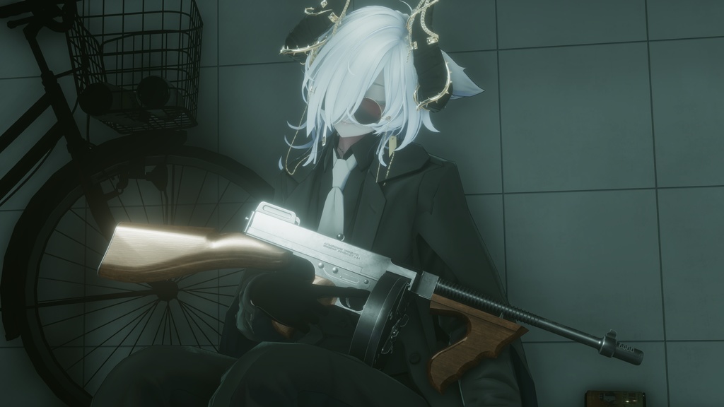 AIT_Thompson_M1921_submachine_gun【射撃ギミック、パーティクル,ハンドサイン設定済み】