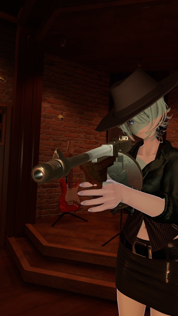 AIT_Thompson_M1921_submachine_gun【射撃ギミック、パーティクル,ハンドサイン設定済み】