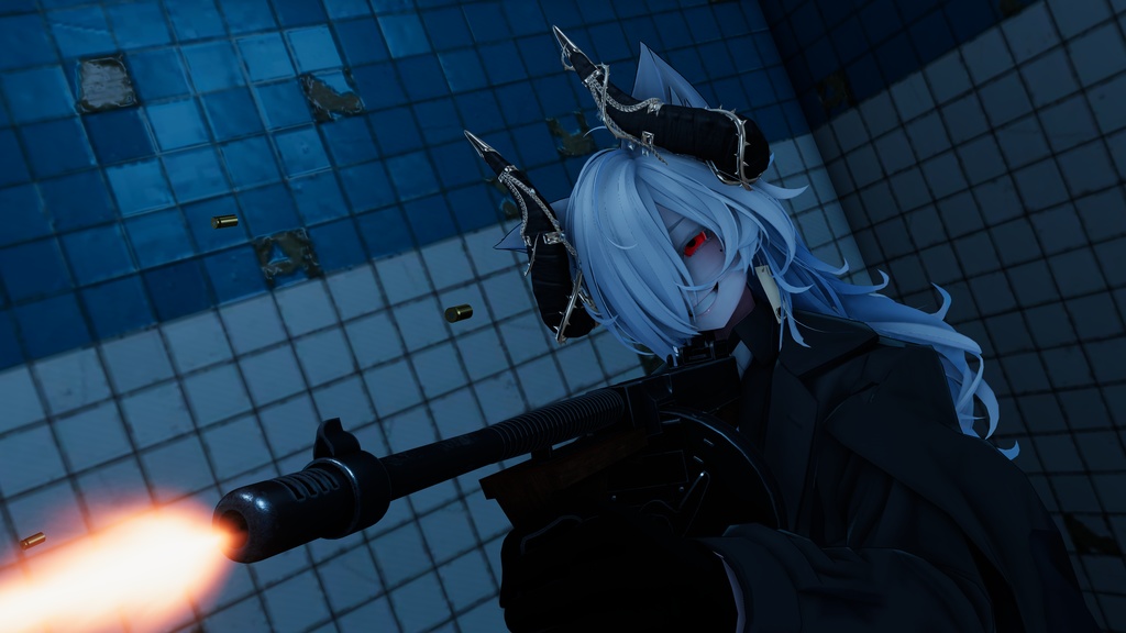 AIT_Thompson_M1921_submachine_gun【射撃ギミック、パーティクル,ハンドサイン設定済み】