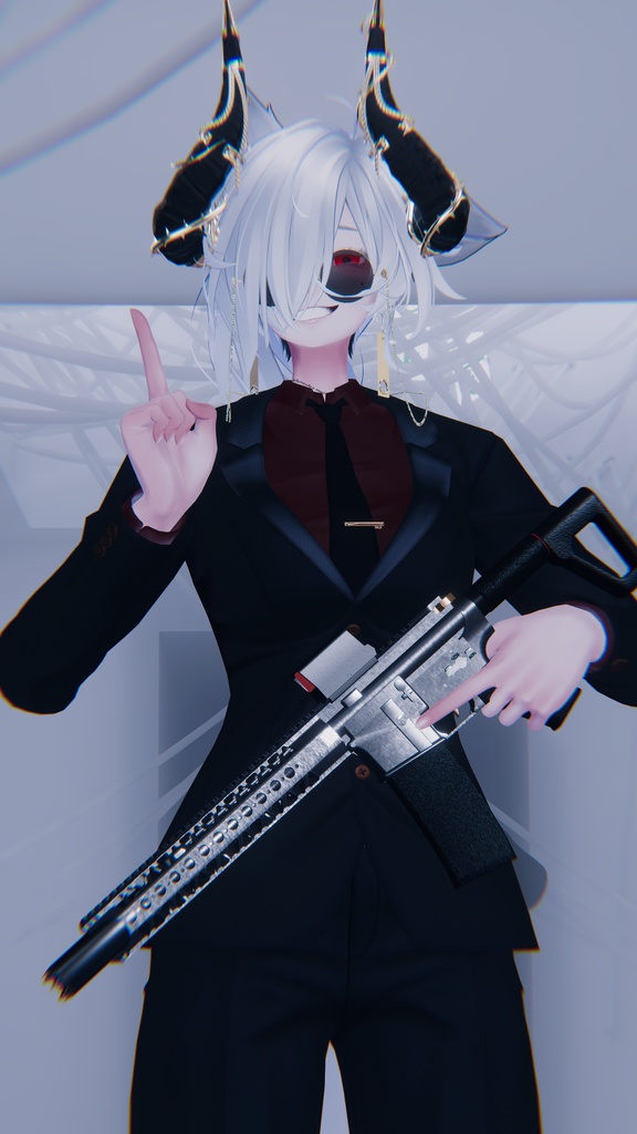 AIT_M4A1_SOCOM_ACE【射撃ギミック、パーティクル,ハンドサイン設定済み】