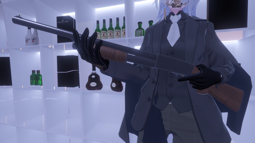 AIT_M37_feather light 【射撃ギミック、パーティクル,ハンドサイン設定済み】【販売開始記念セール12/21まで】