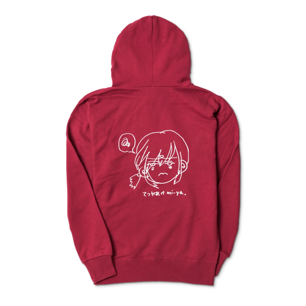 てつやあけmi-ya.ジップパーカー