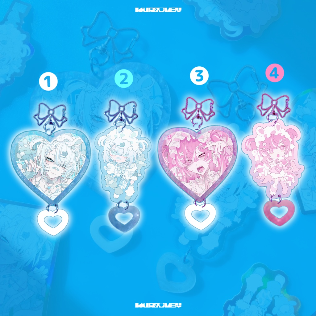 【全4種】アクリルキーホルダー