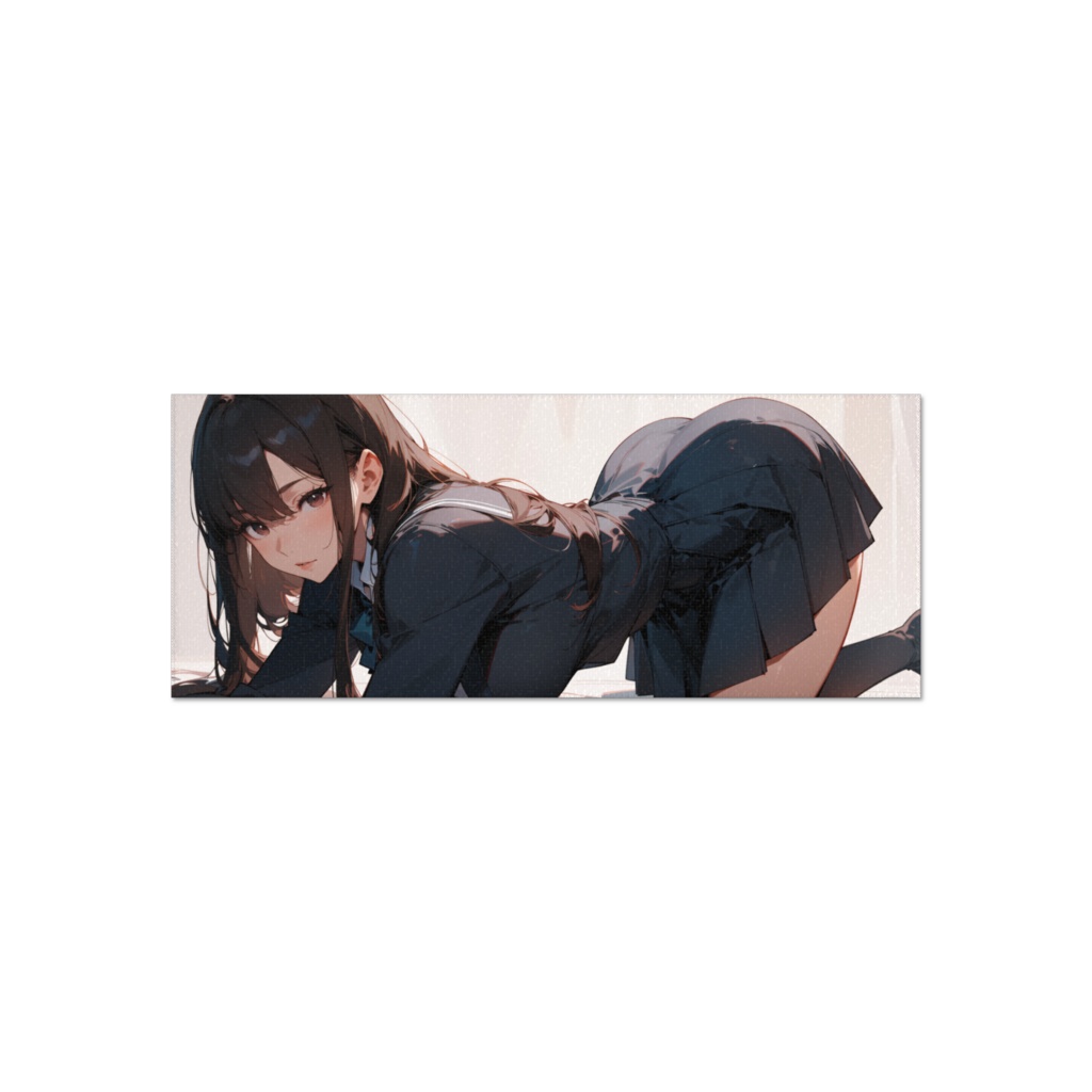 制服女子フェイスタオル