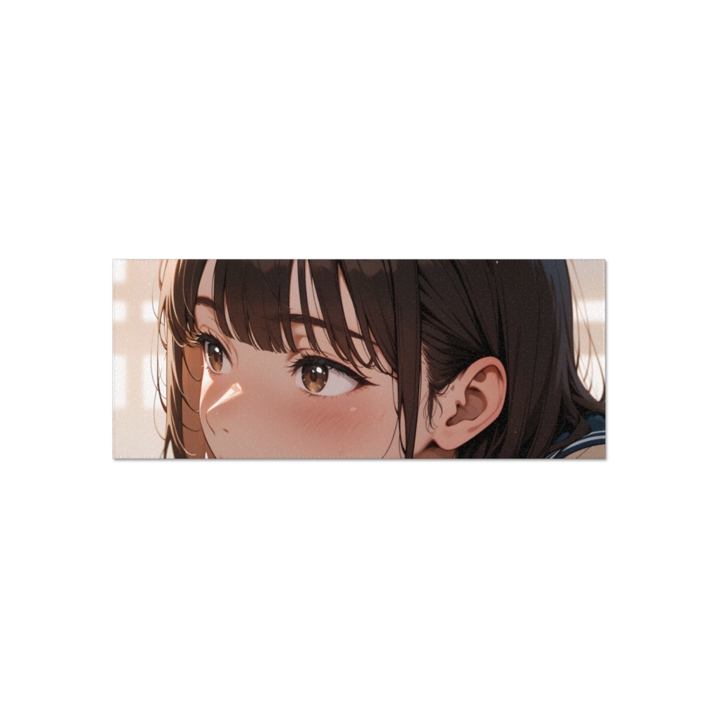 制服女子フェイスタオル
