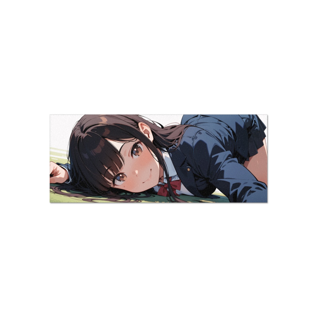 制服女子フェイスタオル