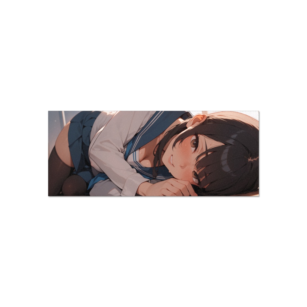 制服女子フェイスタオル