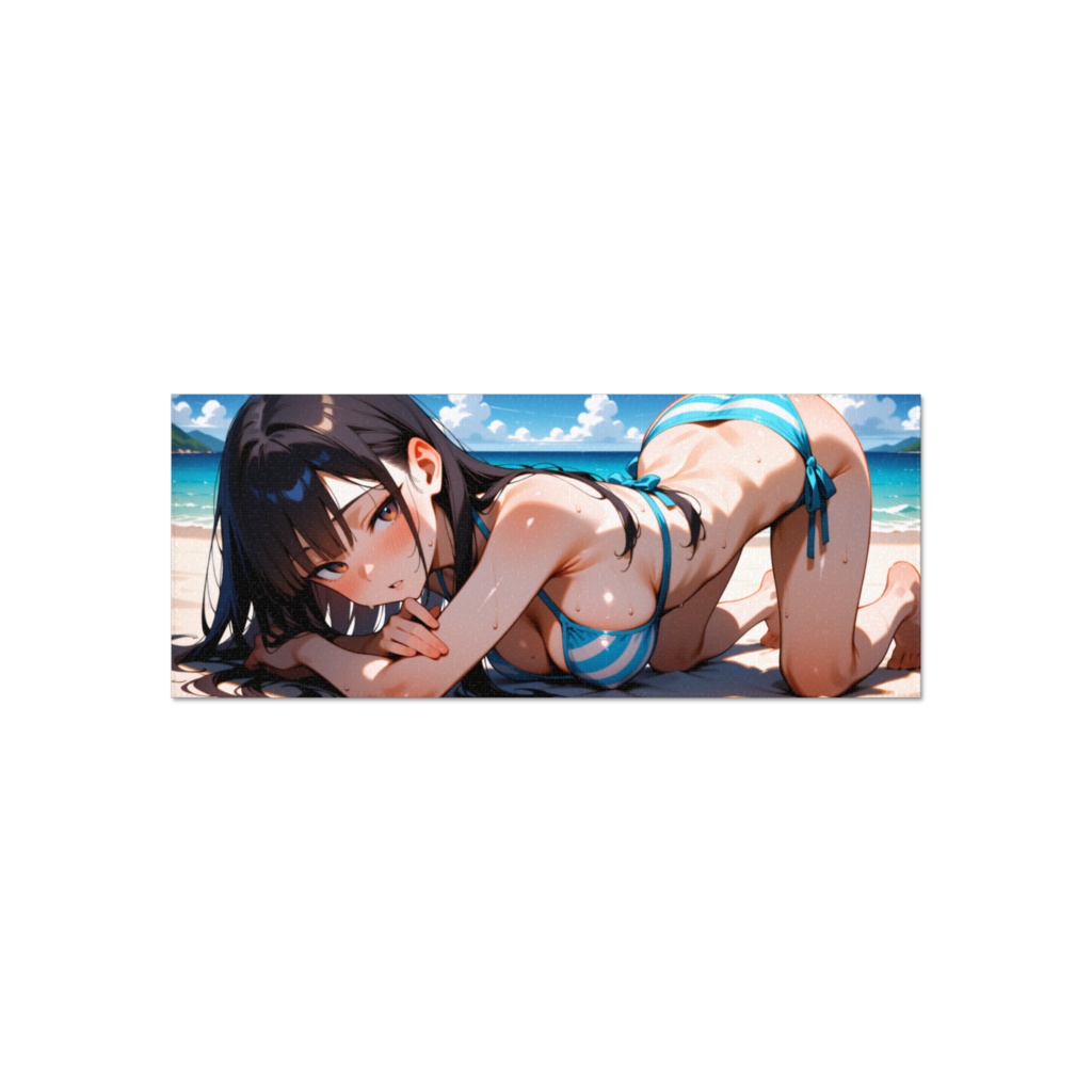 ビキニ女子フェイスタオル