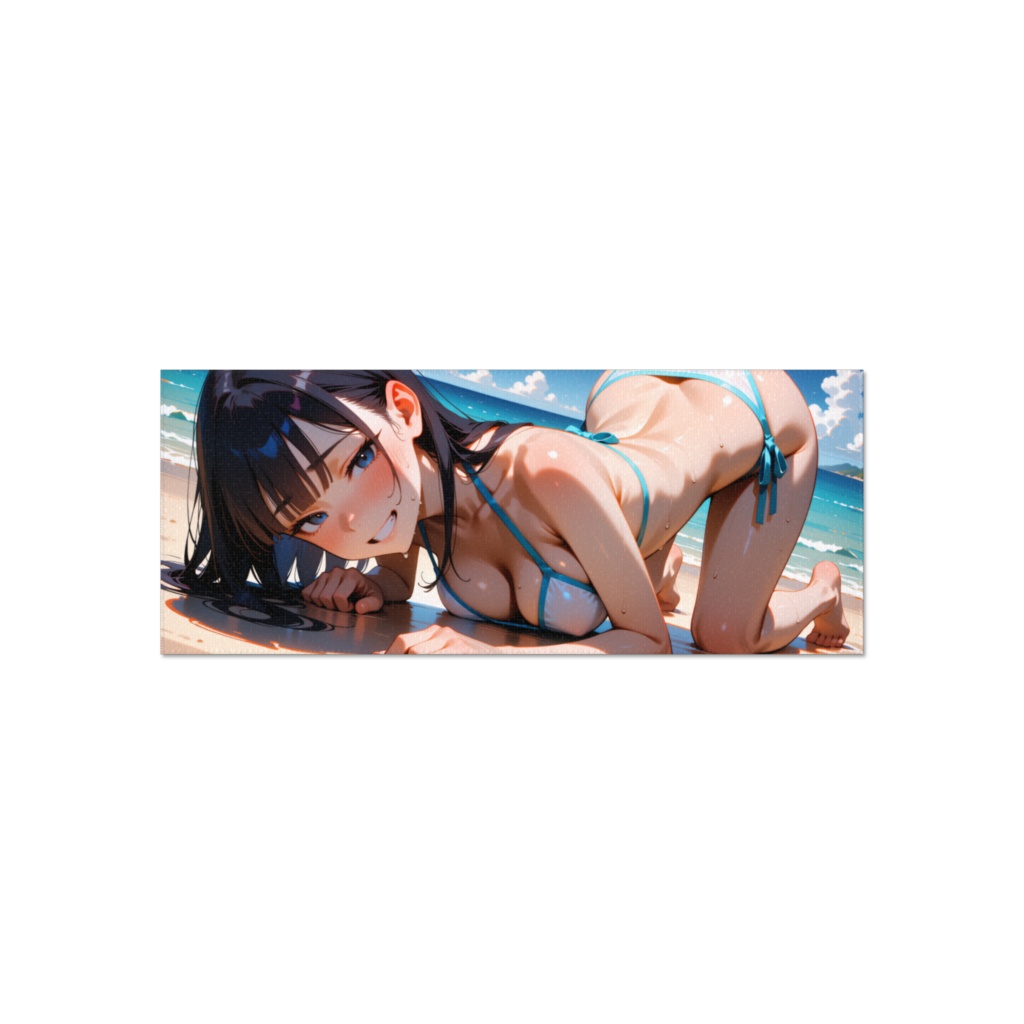 ビキニ女子フェイスタオル