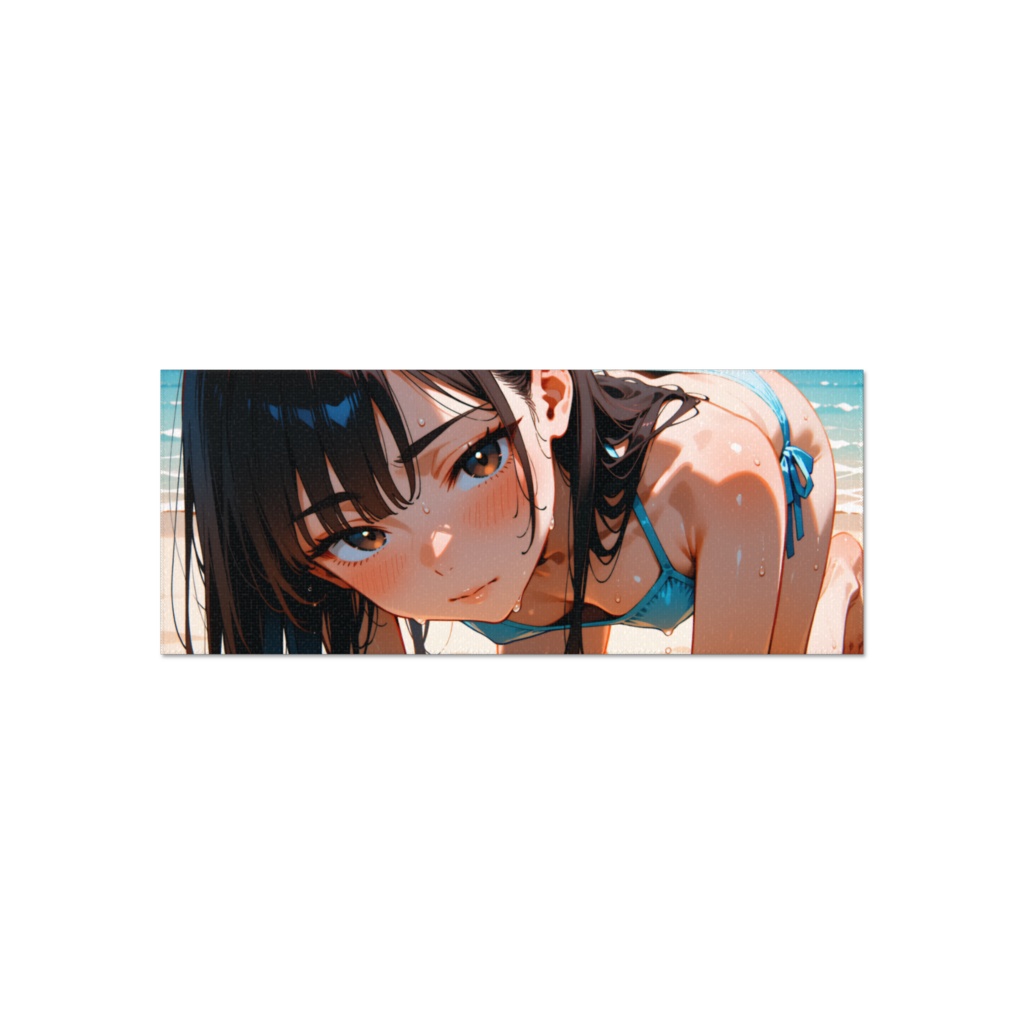 ビキニ女子フェイスタオル