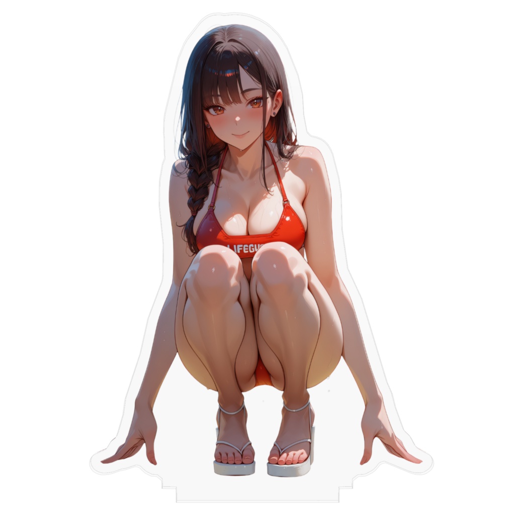 水着女子アクスタ