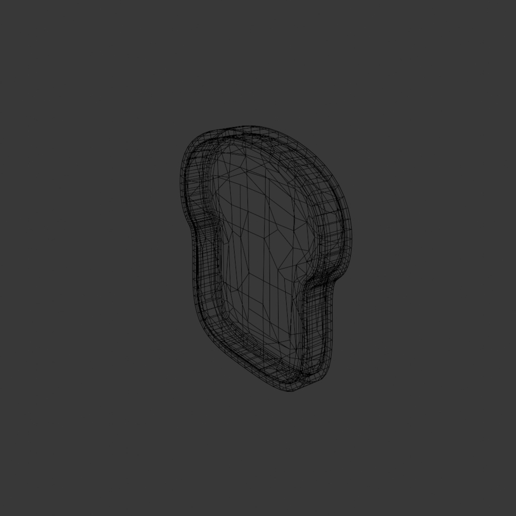 【フリー素材】食パン 3Dモデル