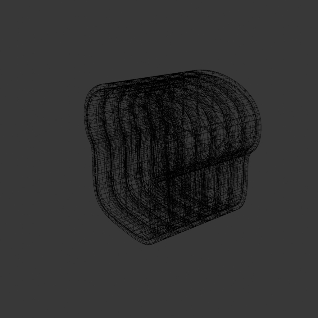 【フリー素材】食パン 3Dモデル