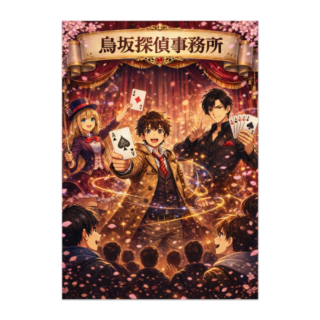 鳥坂探偵事務所 公式ポスター ～盛大なマジックショー～