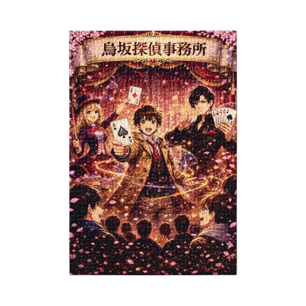 【烏坂探偵事務所】オリジナルイラスト ジグソーパズル(300ピース)