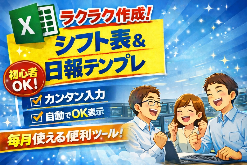 【初心者OK】1クリックで完成!毎日のスケジュール管理Excel|自動記録・仕事効率UP】