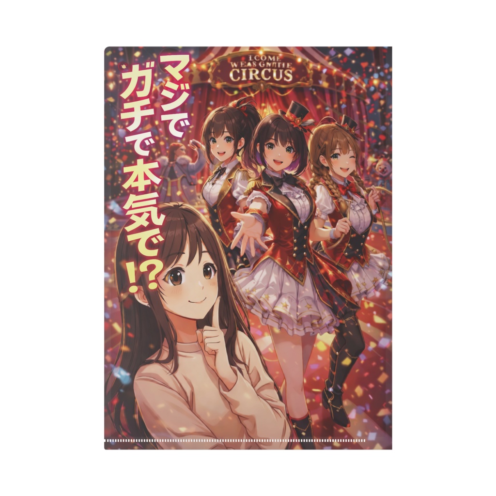 「マジでガチで本気で!?」 ライブステージA4クリアファイル