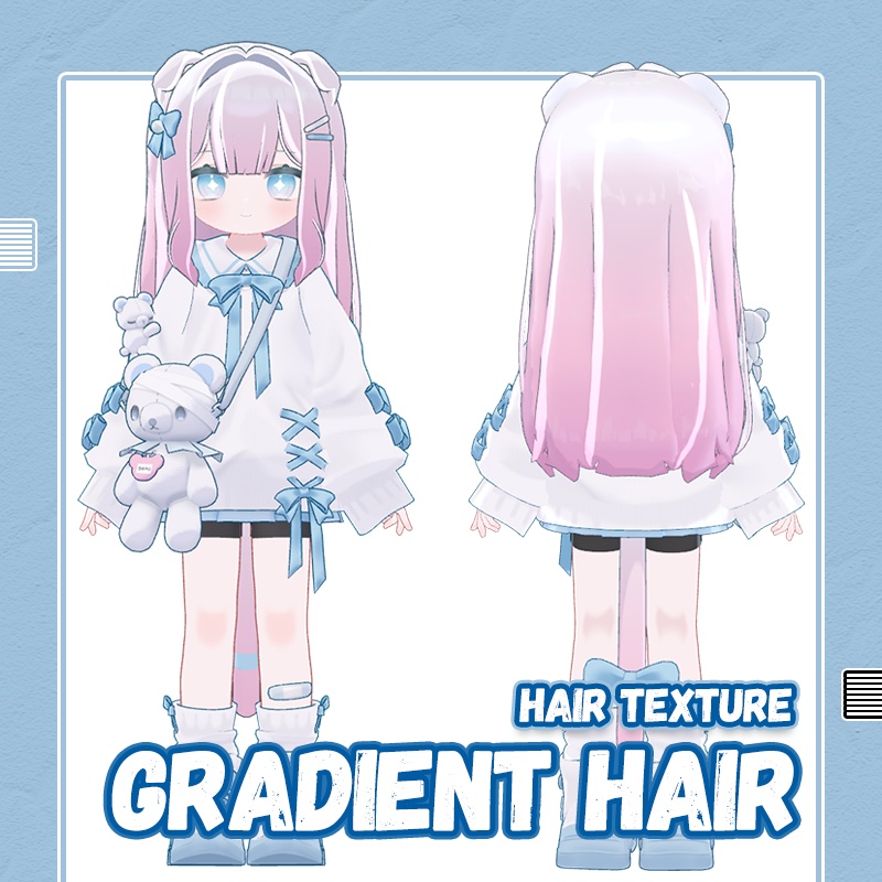 【ゆめみるYumemiru専用】グラデーションヘア カスタマイズ対応