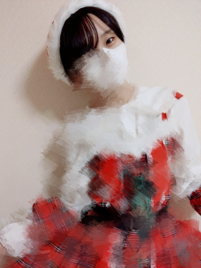 クリスマスサンタさんチェキ