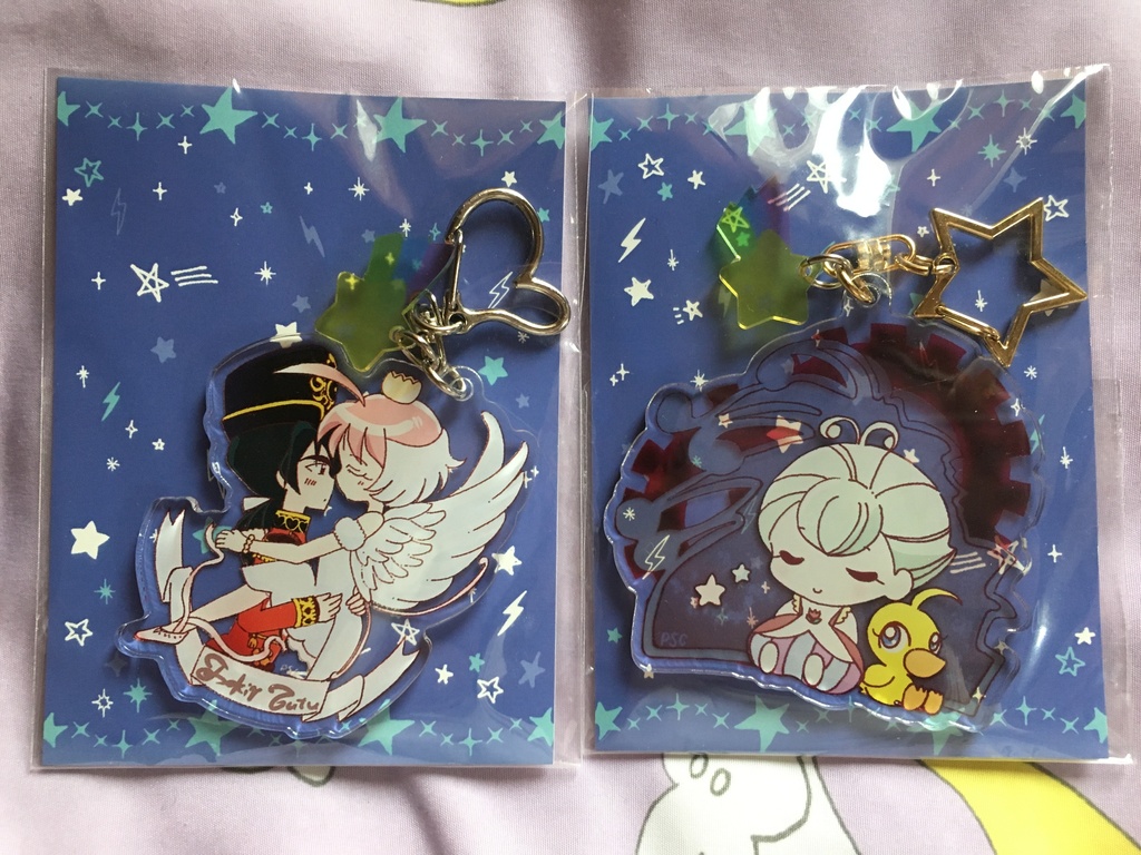 ふぁきあひ＆うずらアクキーセット