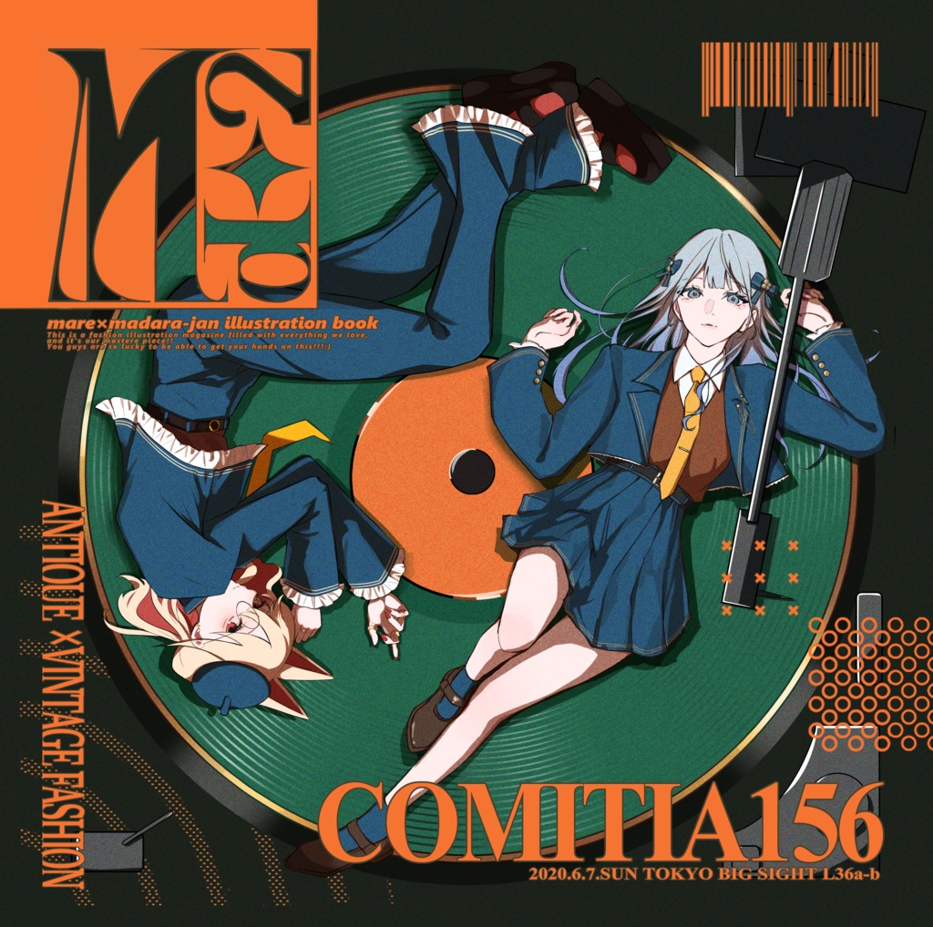 COMITIA156【Mdo²】イラスト本　mare×まだら醤