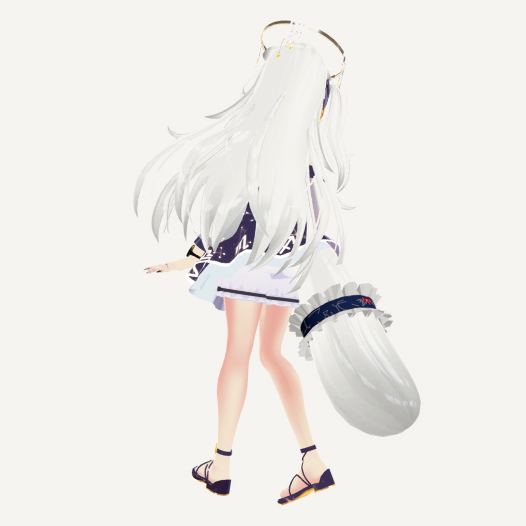【VRC想定】【星座柄】 狐雪ちゃん用 しっぽ アクセサリー