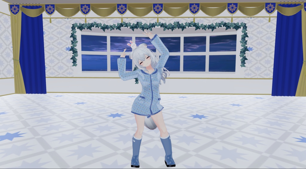 【VRC向け】 レインコートセット / Rain Coat Set (Grus/狐雪)