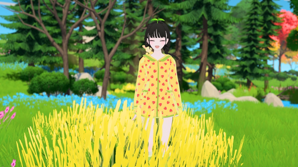 【VRC向け】 レインコートセット / Rain Coat Set (Grus/狐雪)