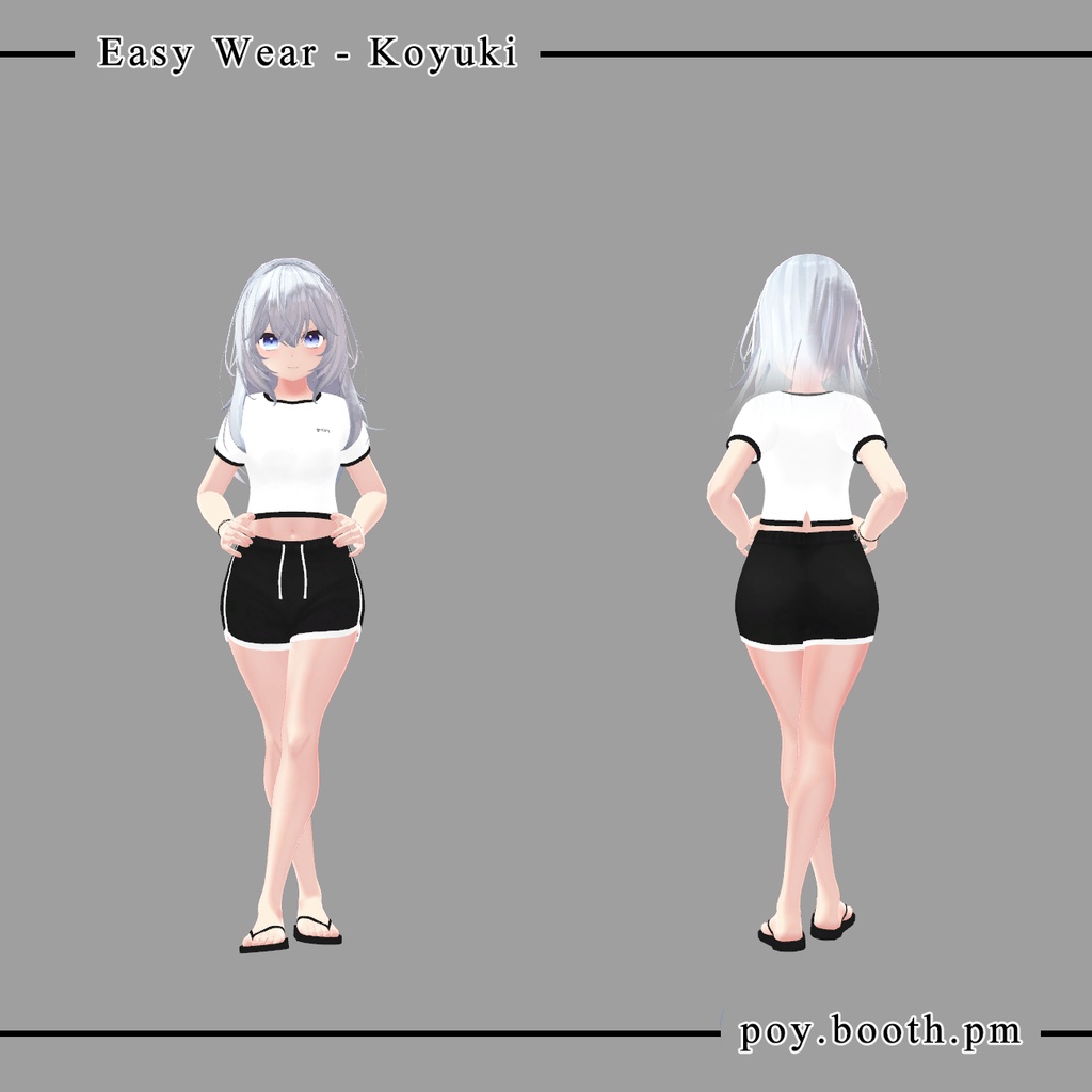 【VRC/PB】イージーウェア / Easy Wear (愛莉/リーファ/桔梗/舞夜/カリン/しお/狐雪/Grus/竜胆/アッシュ/セレスティア/ルーシュカ/森羅/マヌカ/ライム/萌)