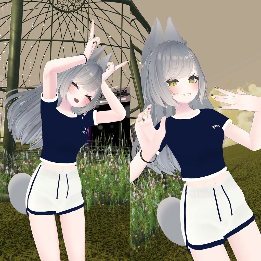 【VRC/PB】イージーウェア / Easy Wear (愛莉/リーファ/桔梗/舞夜/カリン/しお/狐雪/Grus/竜胆/アッシュ/セレスティア/ルーシュカ/森羅/マヌカ/ライム/萌)