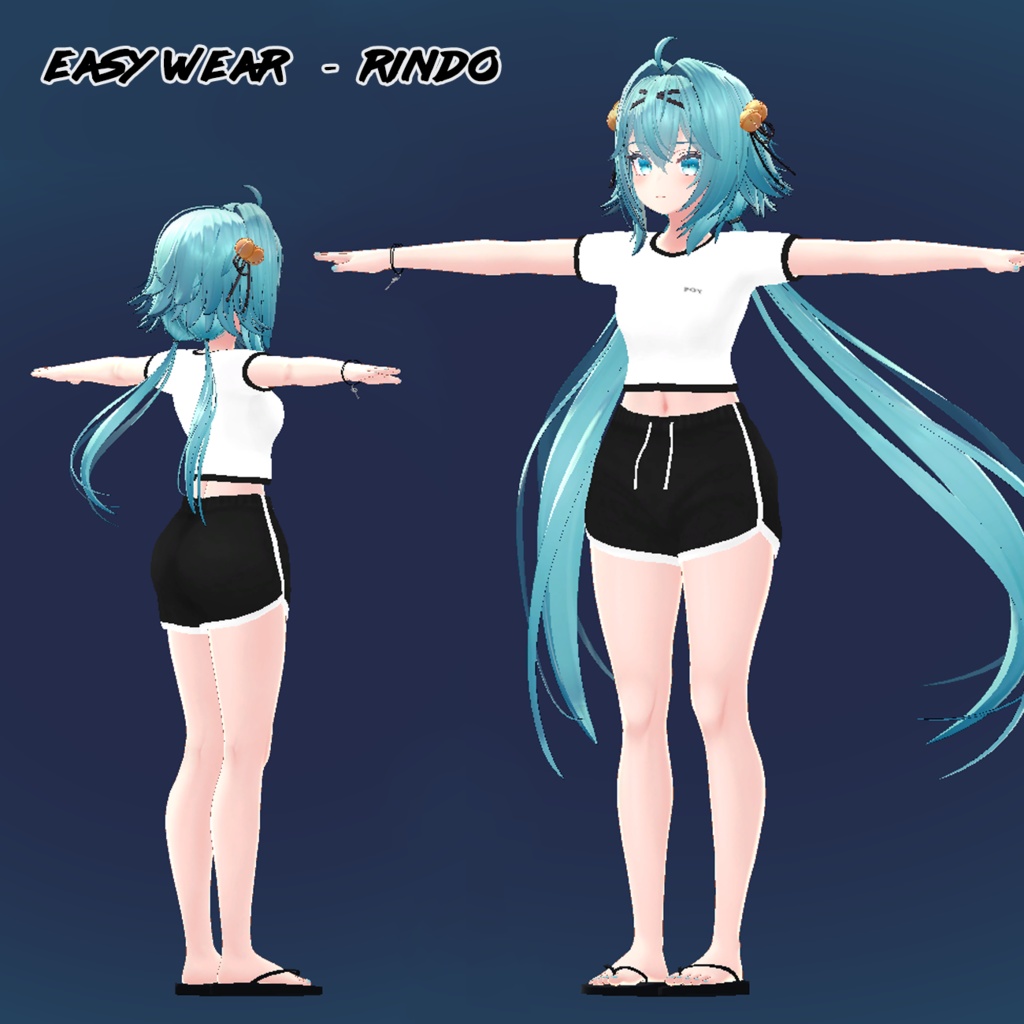 【VRC/PB】イージーウェア / Easy Wear (愛莉/リーファ/桔梗/舞夜/カリン/しお/狐雪/Grus/竜胆/アッシュ/セレスティア/ルーシュカ/森羅/マヌカ/ライム/萌)
