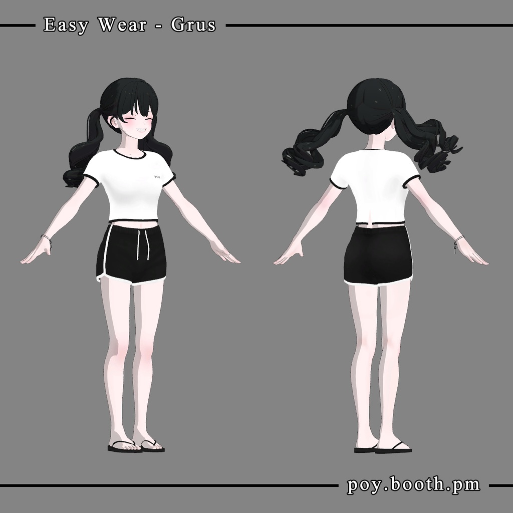 【VRC/PB】イージーウェア / Easy Wear (愛莉/リーファ/桔梗/舞夜/カリン/しお/狐雪/Grus/竜胆/アッシュ/セレスティア/ルーシュカ/森羅/マヌカ/ライム/萌)