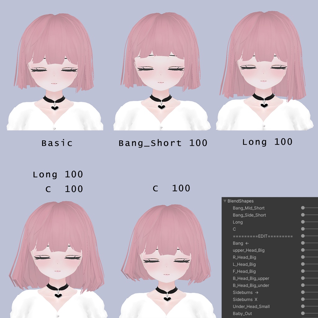 【VRC/PB】 *Tilda* (hair)