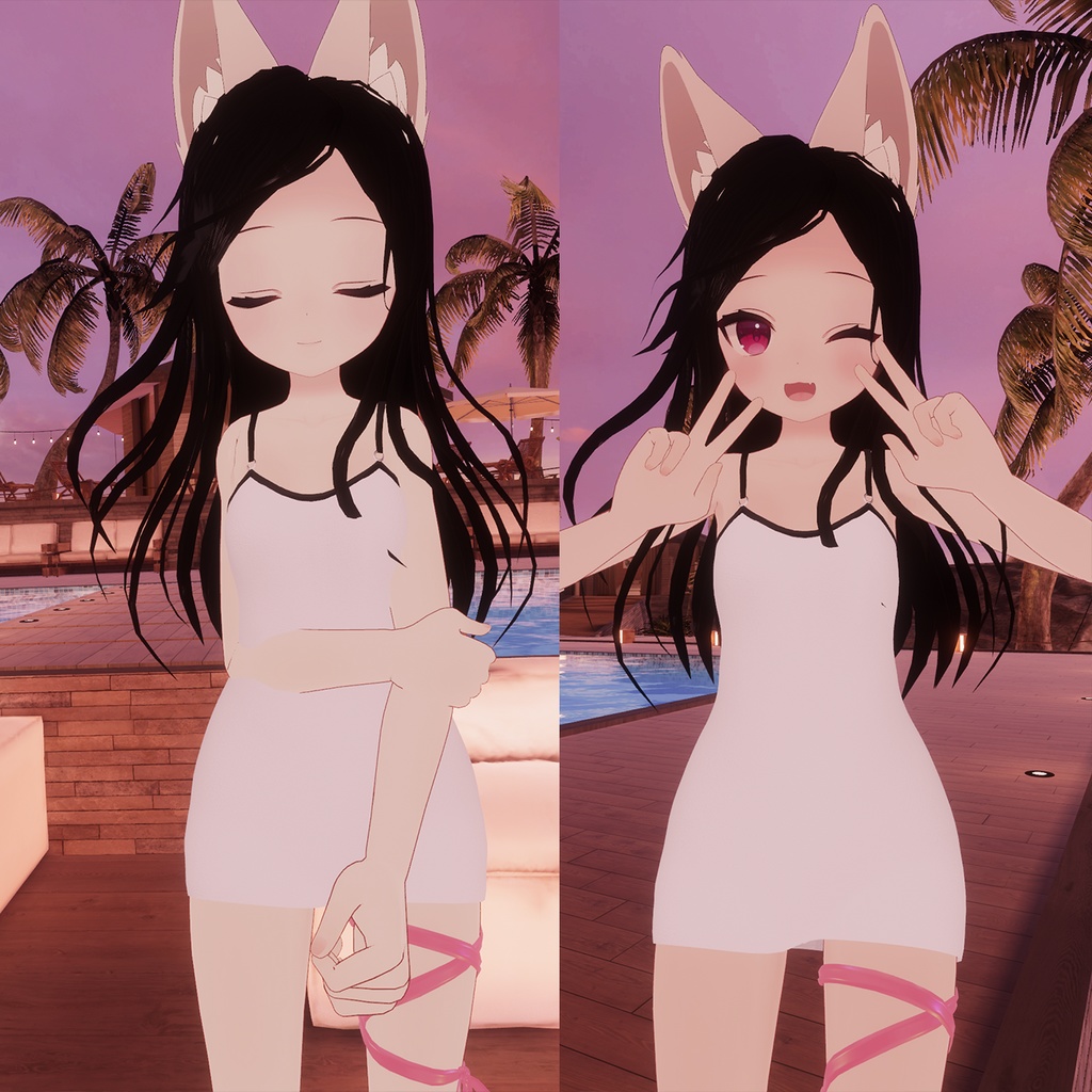 【VRC】 *Windy* (hair)