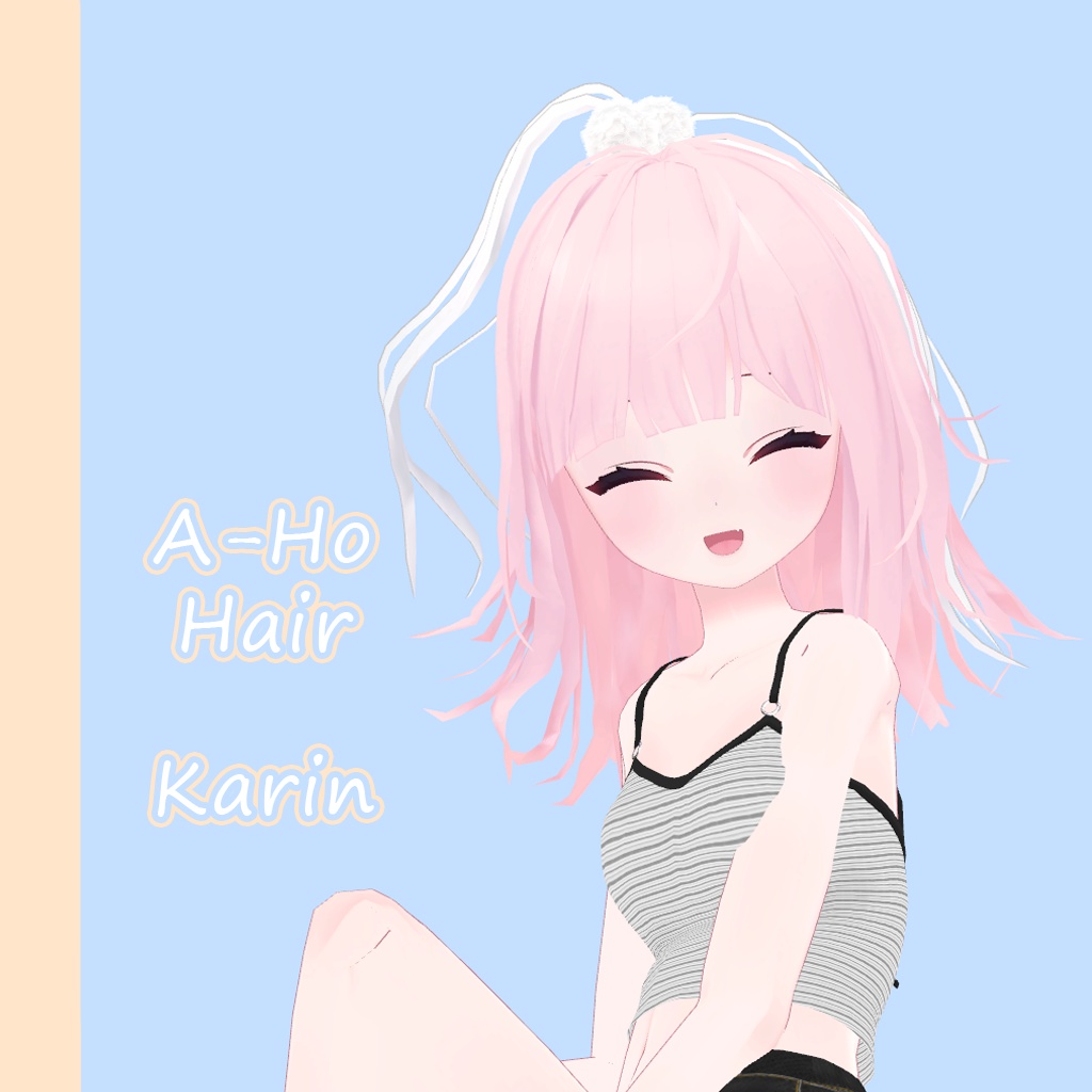 【VRC】 A-Ho Hair (13 Avatar)