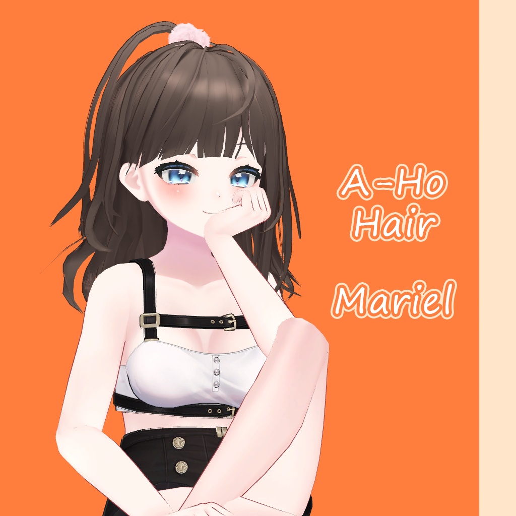 【VRC】 A-Ho Hair (13 Avatar)