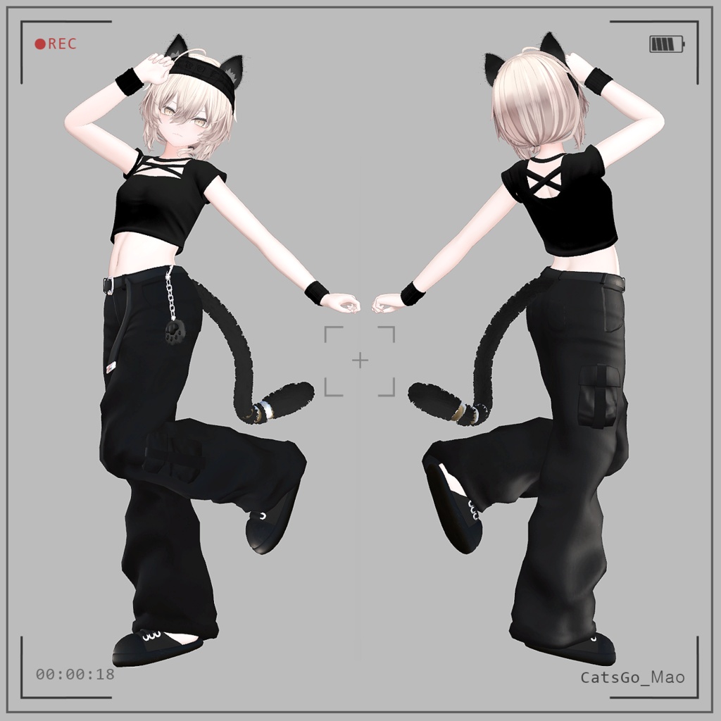 【VRC】*Cat's Go* (18 Avatars 対応)
