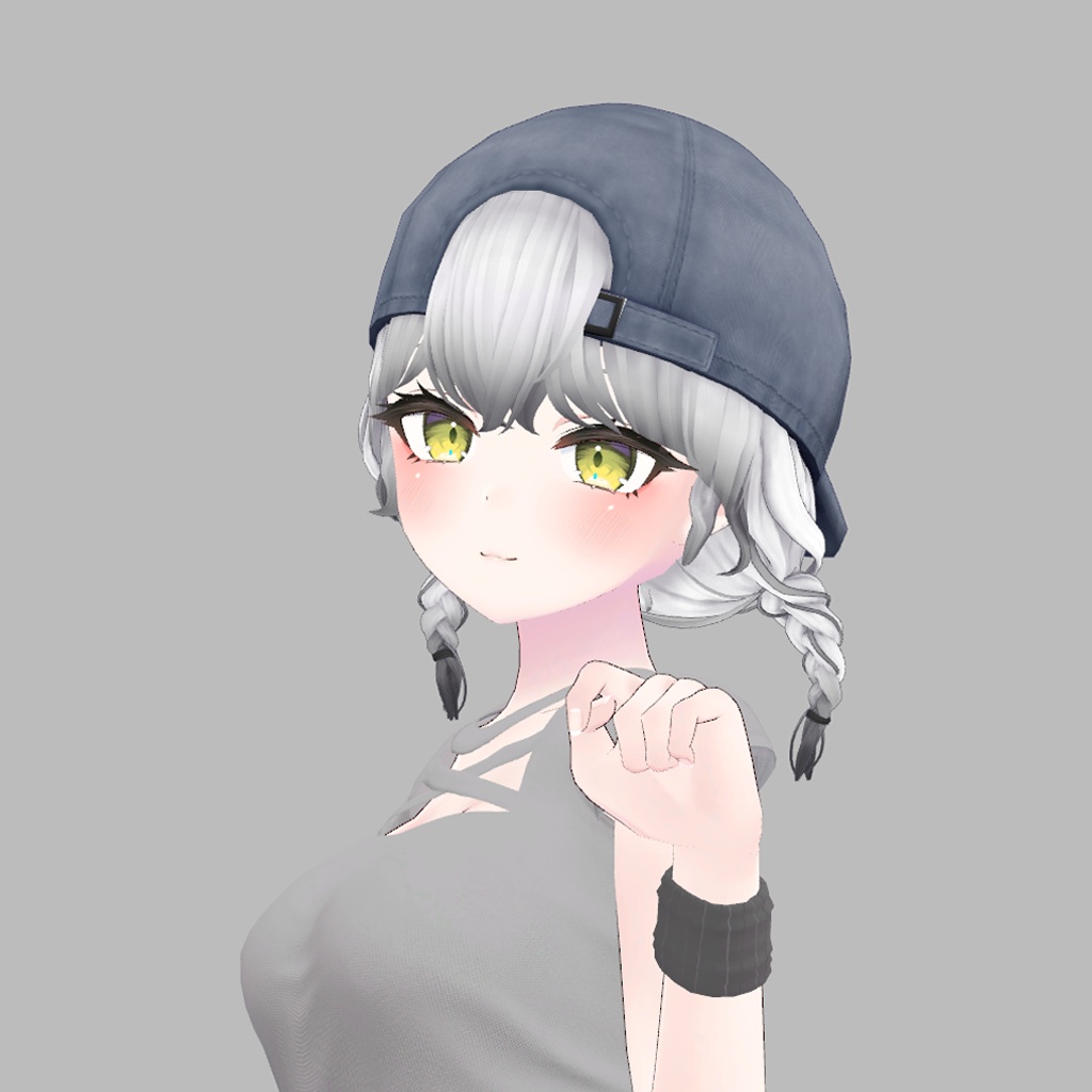 【VRC】 Cap Hair (16 Avatars)