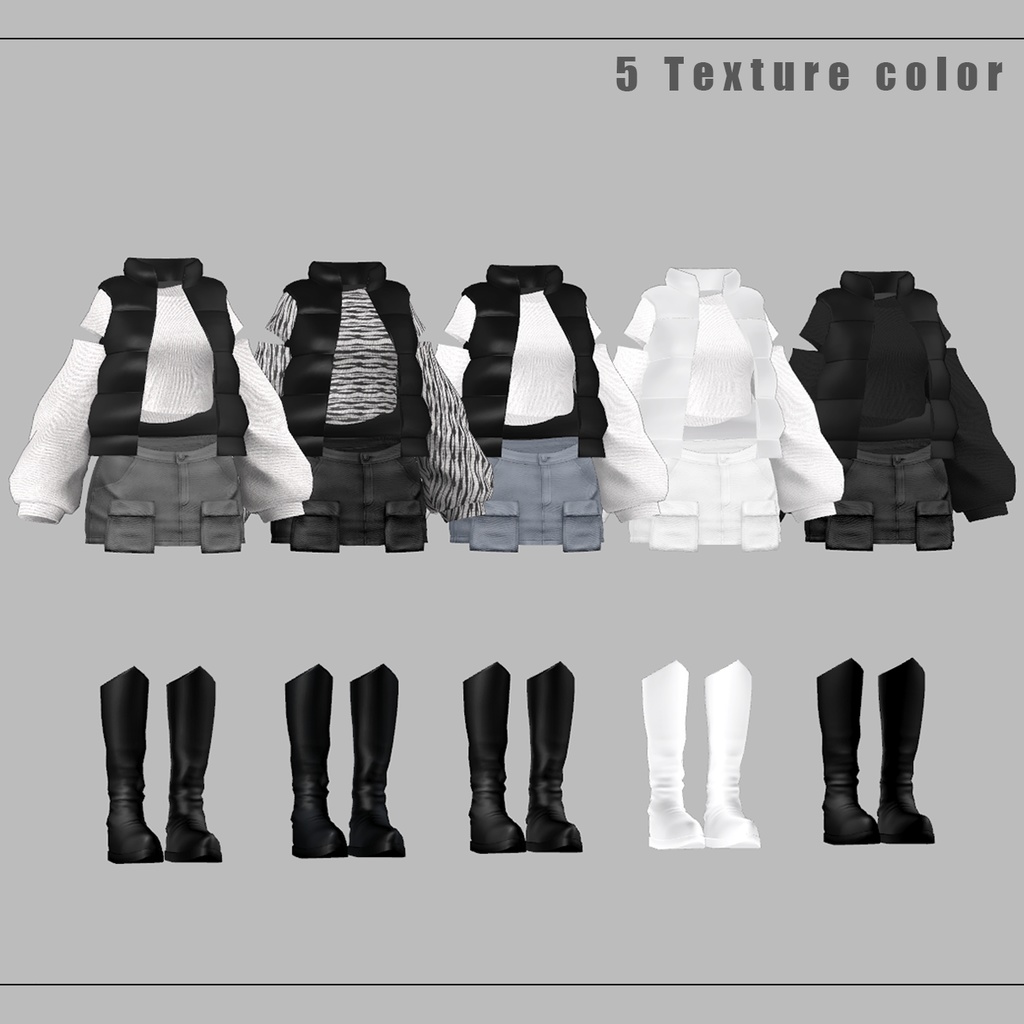 【VRC】*Fancy* (8 Avatars 対応)