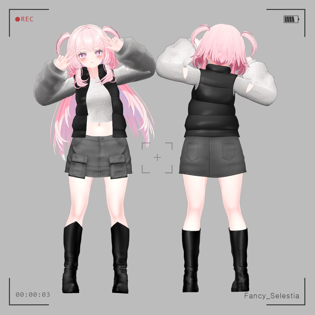 【VRC】*Fancy* (8 Avatars 対応)
