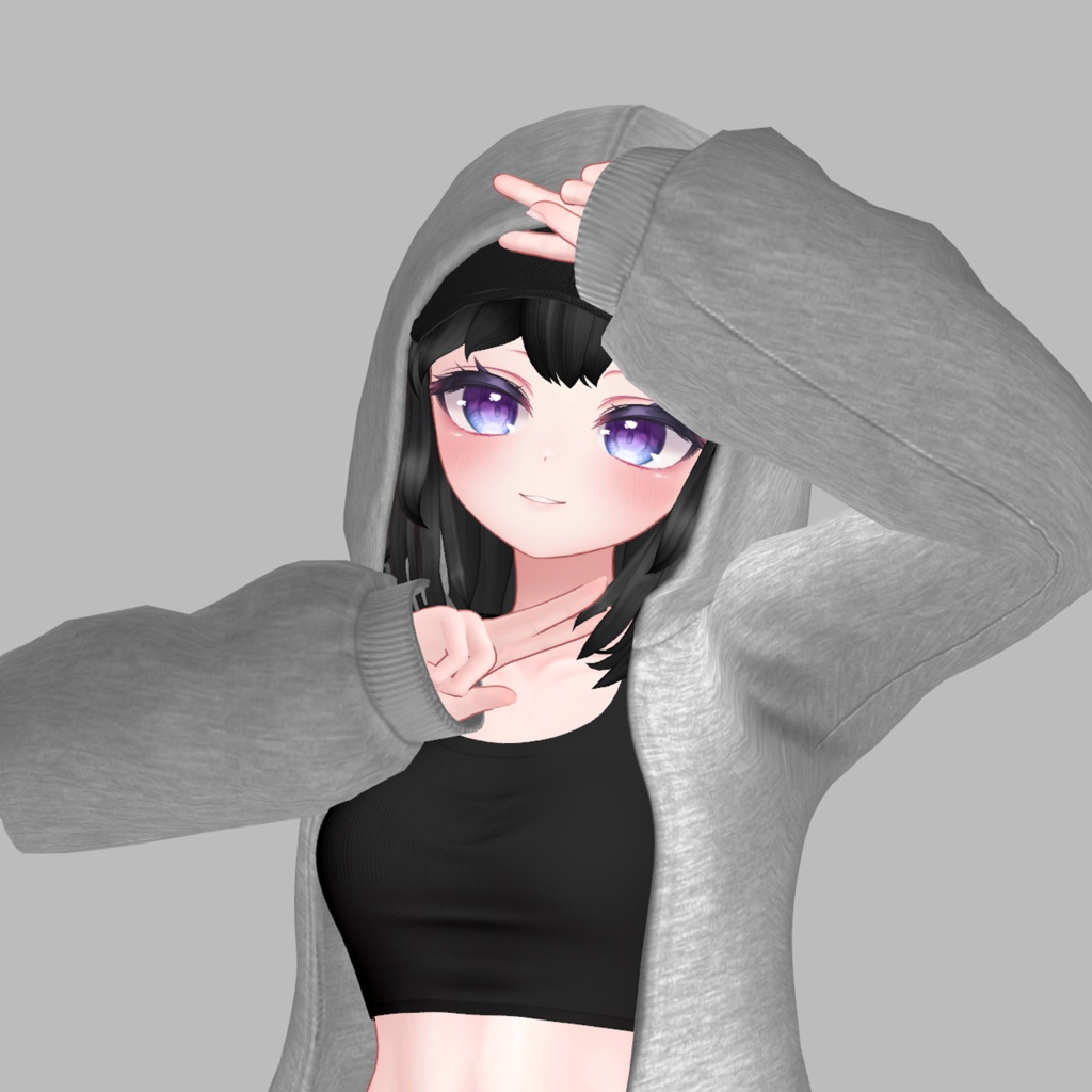 【VRC】 Punch Hair (13 Avatars)